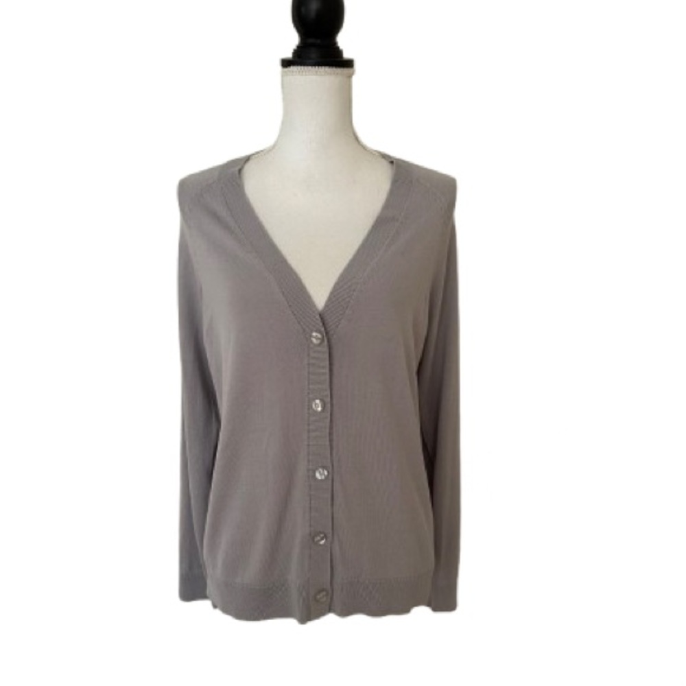NWT j.jill Woman’s Organic Cotton Gray Jacket, Sz S